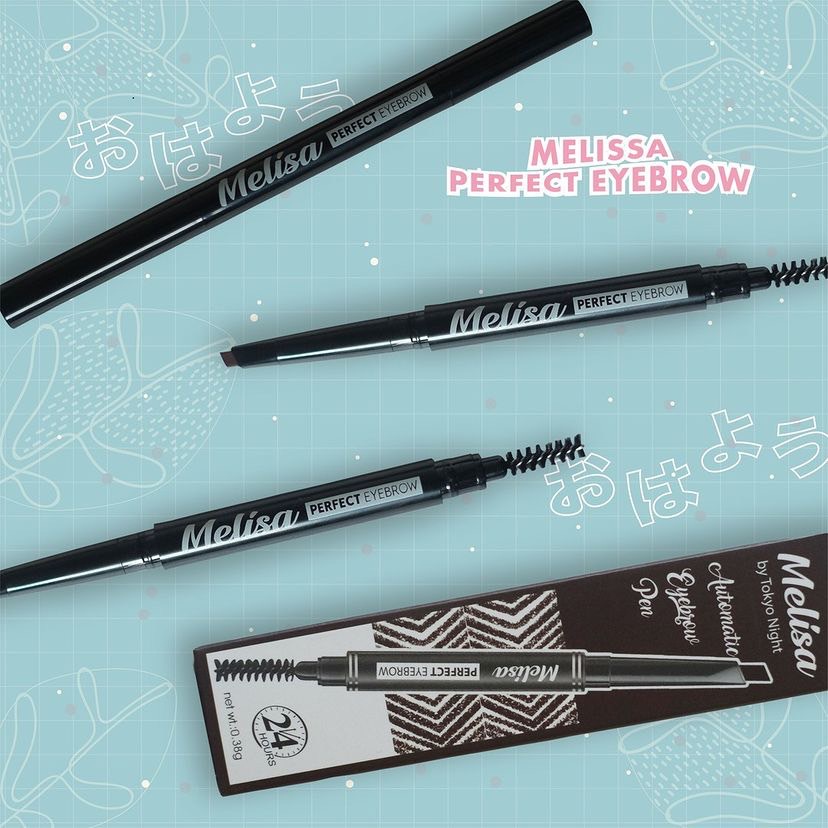 Melisa Pensil Alis Putar / Automatic Eyebrow Pen 2 in 1