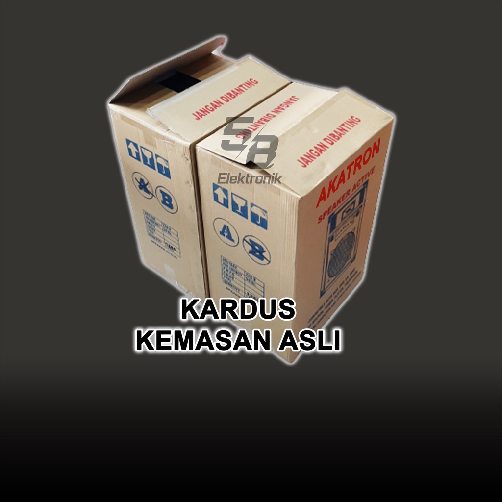 SPEAKER AKTIF 12 INCH INCHI SUBWOOFER + BLUETOOTH DAPAT 2 BOX AKATRON 1285 LEBIH OK DARI POLYTRON PMA-3