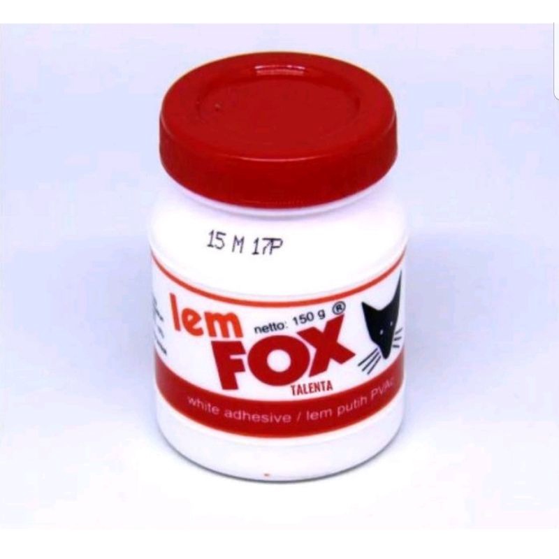 

Lem Fox PUTIH PVac 150 Gr Gram Untuk Tembok Kertas Kayu KARET 150Gr