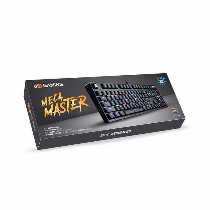 Digital Alliance DA Meca Master - Mechanical Gaming Keyboard Full-size Hitam/Putih