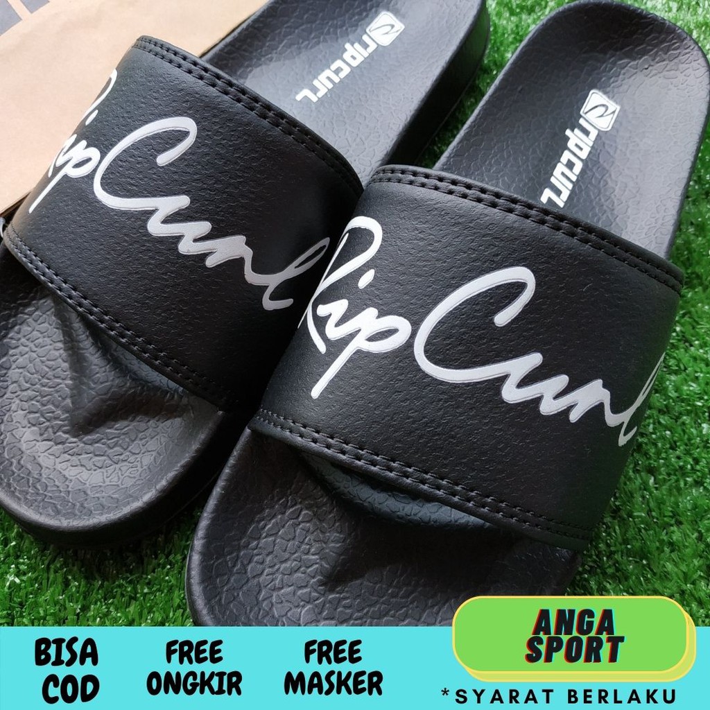 SANDAL SLIDE PRIA RIPCURL / SANDAL SLOP COWOK / SANDAL DISTRO / SENDAL CASUAL / SANDAL RUMAH LAKI