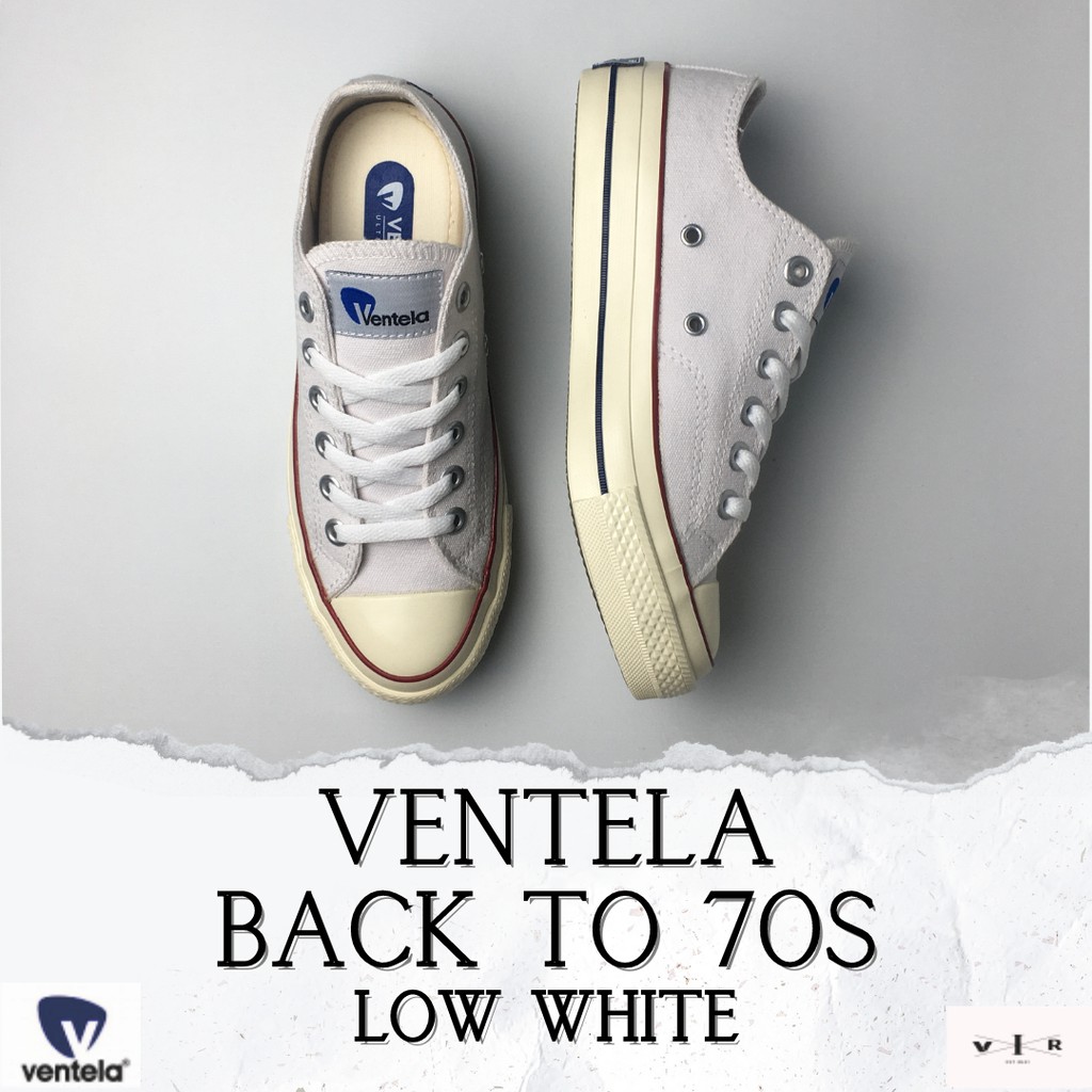 SEPATU VENTELA BACK TO 70'S LOW WHITE / VENTELA BTS LOW