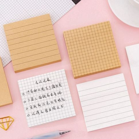 Grid and Line Sticky Notes (80 sheet)