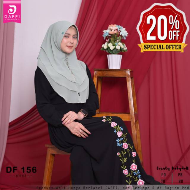 Jilbab daffi df 156