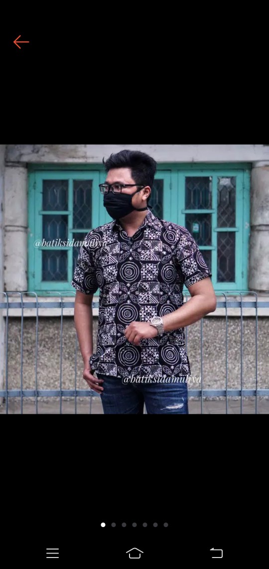 Promo New Normal !!! Cuci Gudang Murah Batik Cap Asli Kawung Sidomukti 1 Lapis Furing Regular Fit