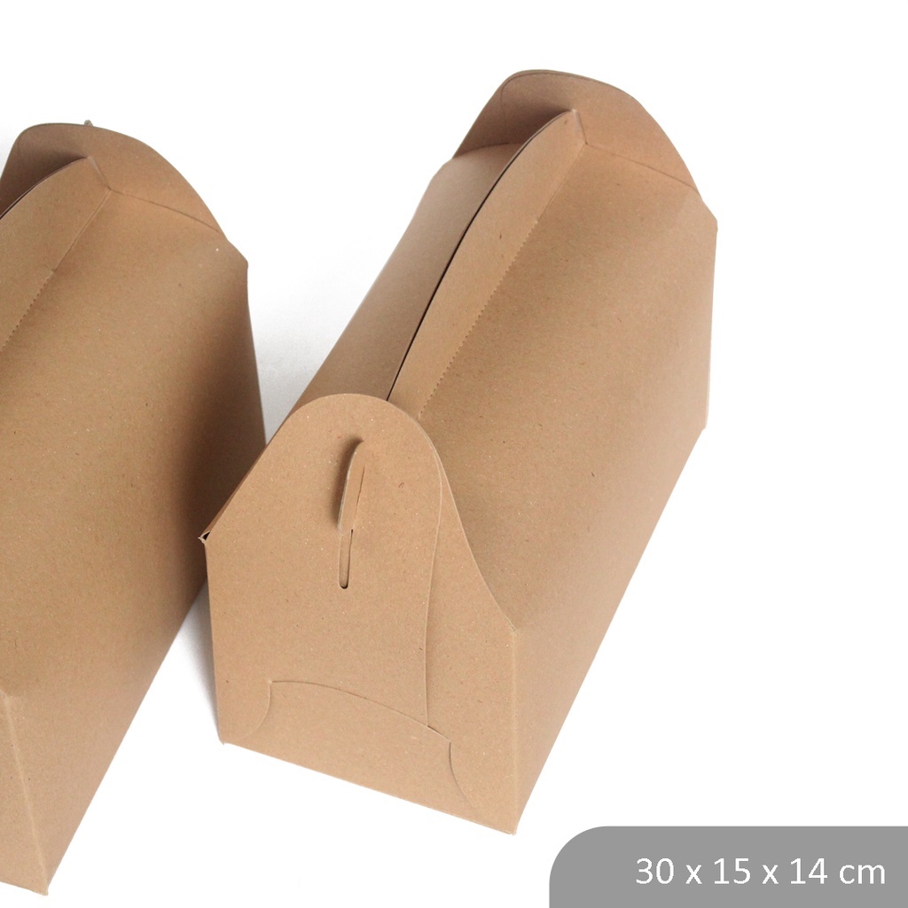 

( 10 Pcs) Kardus Hampers 30x15x14 Gable Box Jinjing Dus Kemasan Toples Kue Kering Kotak Kado Bungkus Souvenir Wadah Makanan