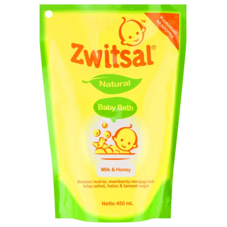 zwitsal baby bath milk & honey