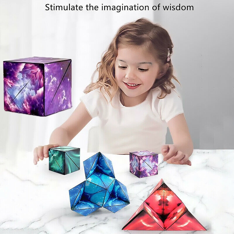 2022 Mainan Puzzle Kubus Magnetik 3D 6x6 Untuk Asah Otak Anak