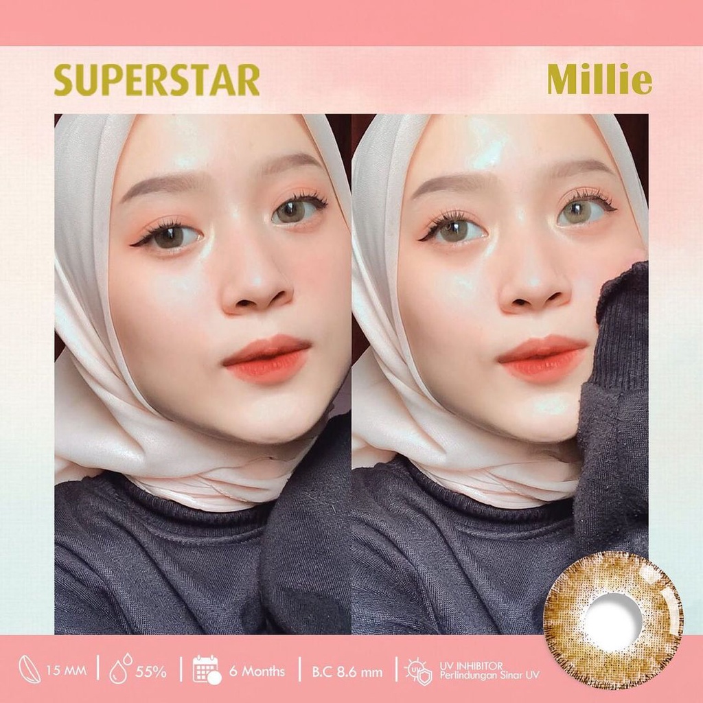 Superstar Millie lensa warna softlens premium