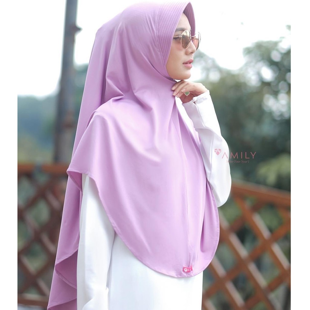 KERUDUNG INSTAN BERGO {OZZA} JILBAB SYARI ANTEM FASHION MUSLIM - [AMILY HIJAB] TERBARU BEST SELLER-3