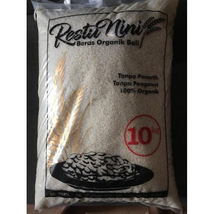 Beras Pulen Pandan Wangi Restu Nini Bali Organic 10 Kg