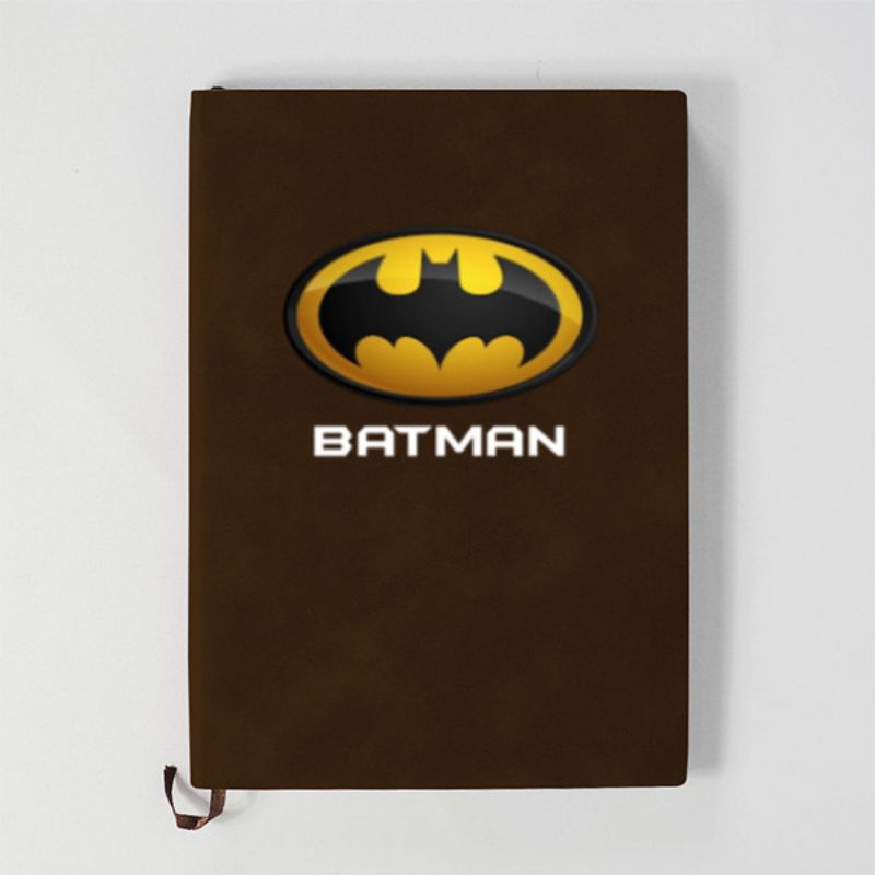 

Batman Logo Notebook Kulit Retro A5 Custom