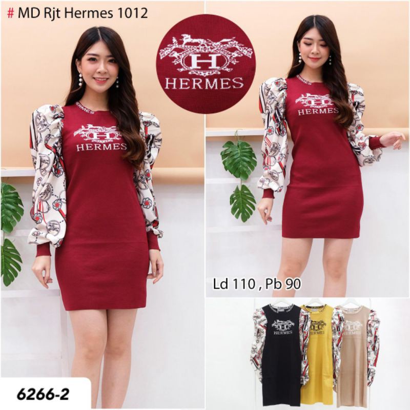 Dress rajut import 6266-2