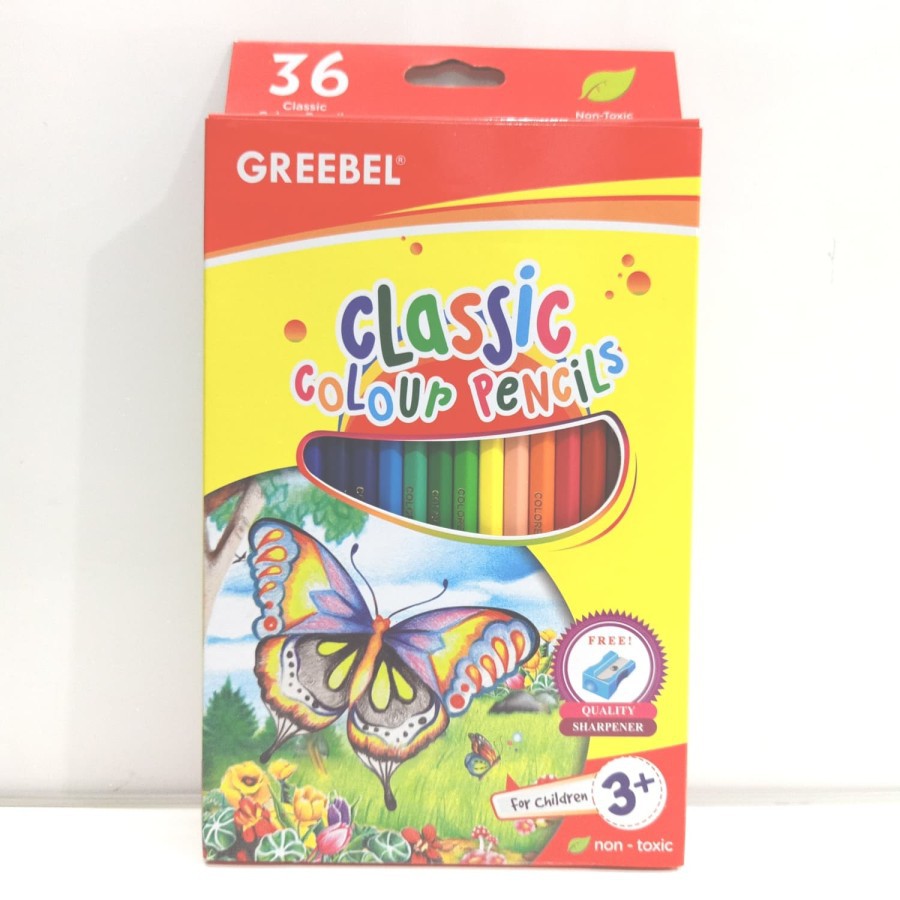 Greebel Pensil Warna 36 Classic Colour Pencils