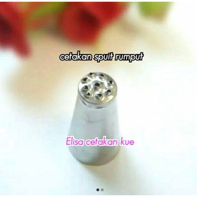 Cetakan semprit rumput/ Spuit penghias kue