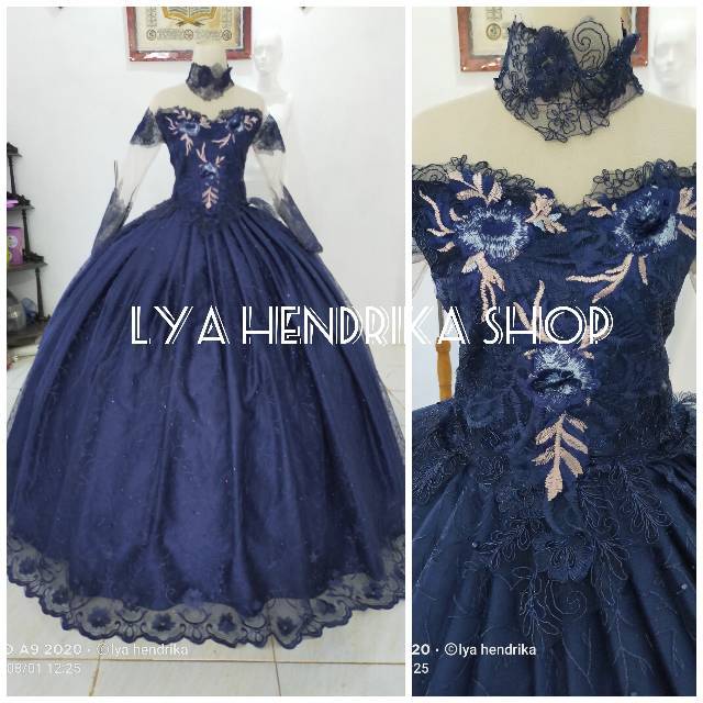 Ballgown dongker/navy
