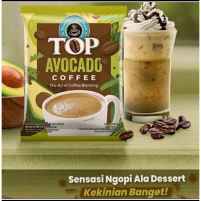 

top coffee avocado