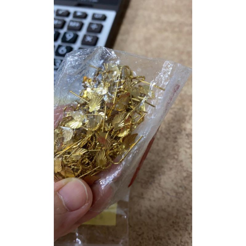 Anting diana anak dan dewasa emas asli kadar 65% 700 0.5 0,5 gram love hati bintang daun bunga itali kipas panjang
