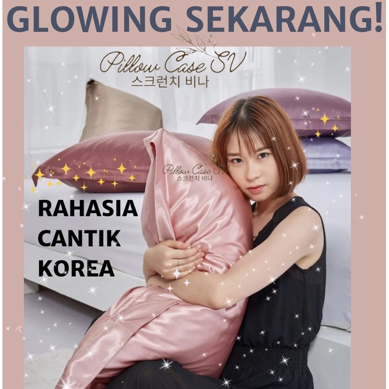 Sarung Bantal silk SV HIGH QUALITY sarung bantal satin silk pillowcase silk sarung bantal kecantikan silk satin