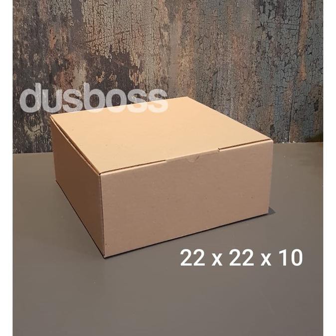 

Kardus 22 X 22 X 10 Cm - Die Cut Kotak Kue Tart
