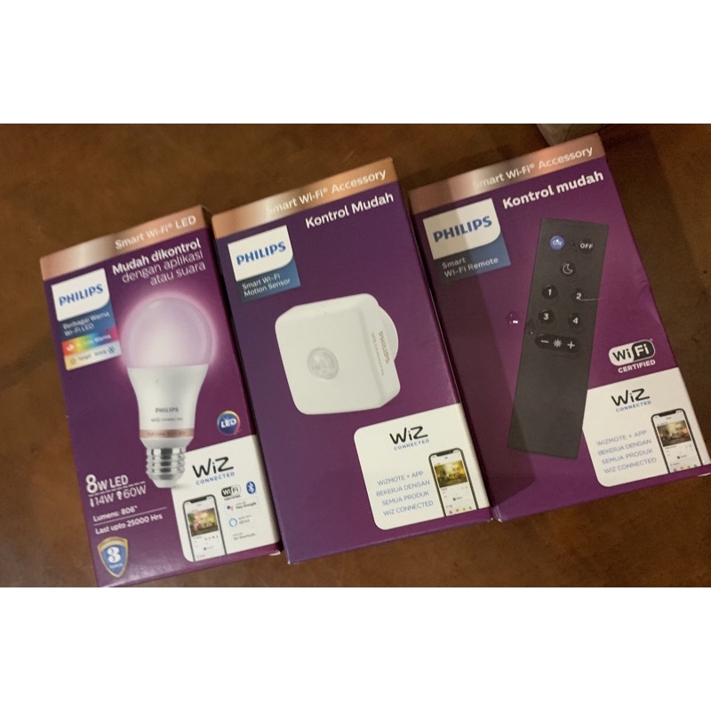 Philips wi fi 8 w LED , smart wifi motion sensor , smart wifi remote