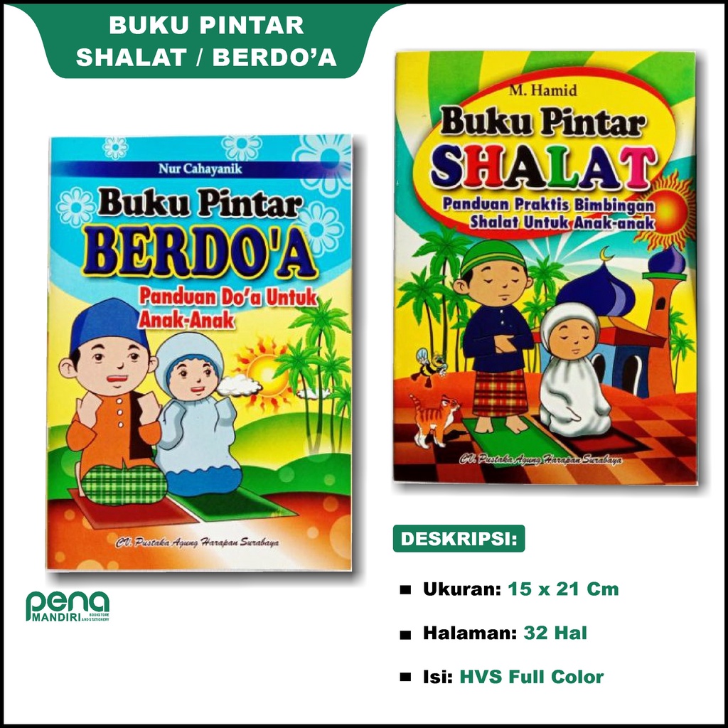 Buku Pintar Shalat Sholat Berdoa Doa Sehari-hari Untuk Anak TK PAUD TPQ Murah