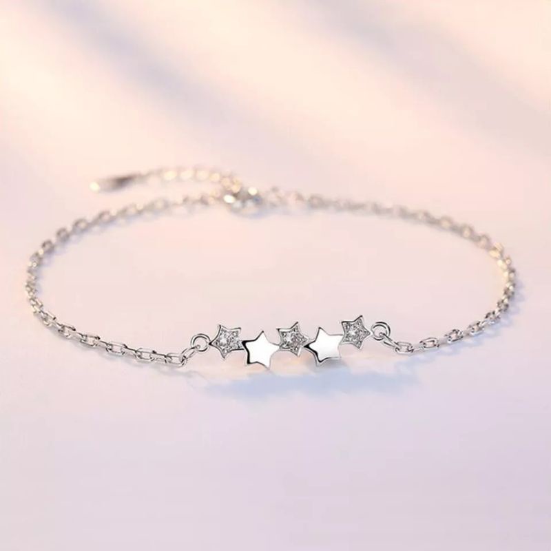 GELANG STAR 925 STERLING SILVER IMPORT KUALITAS TINGGI