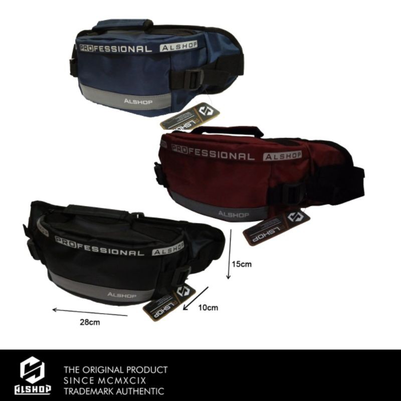 [ Premium Quality ] Tas pria / waistbag pria waterproof / tahan air