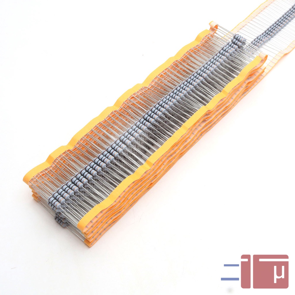 x10 Resistor 100R 100 Ohm 1W Metal Oxide 5% Taiwan Kaki Tembaga