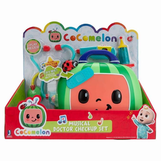 JAZWARES, CoComelon Musical Doctor Checkup Set