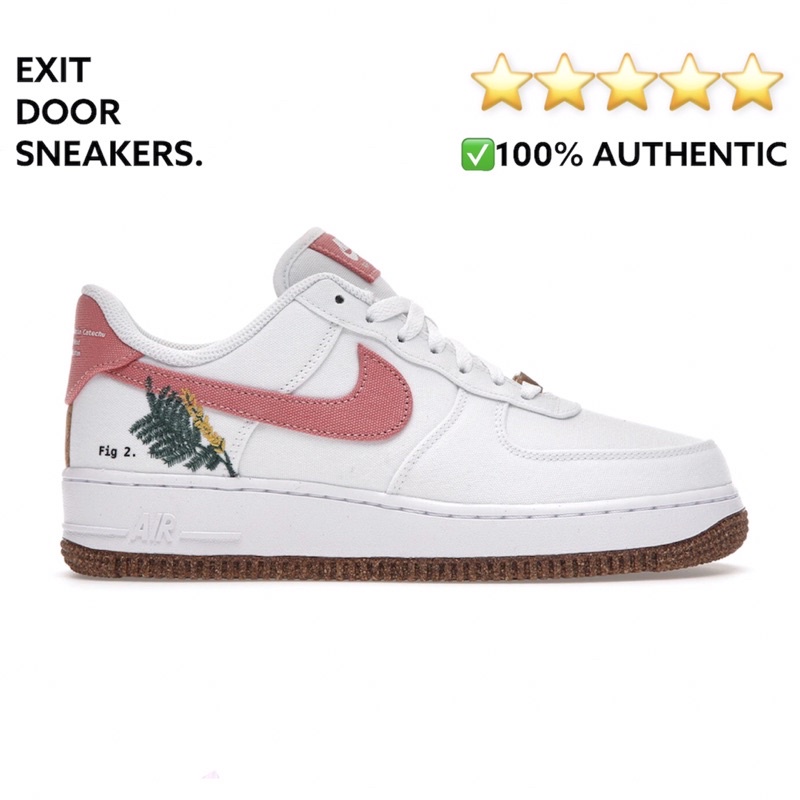 Womens Air Force 1 '07 LV8 Chatecu - White / Light Sienna / White 100% Original