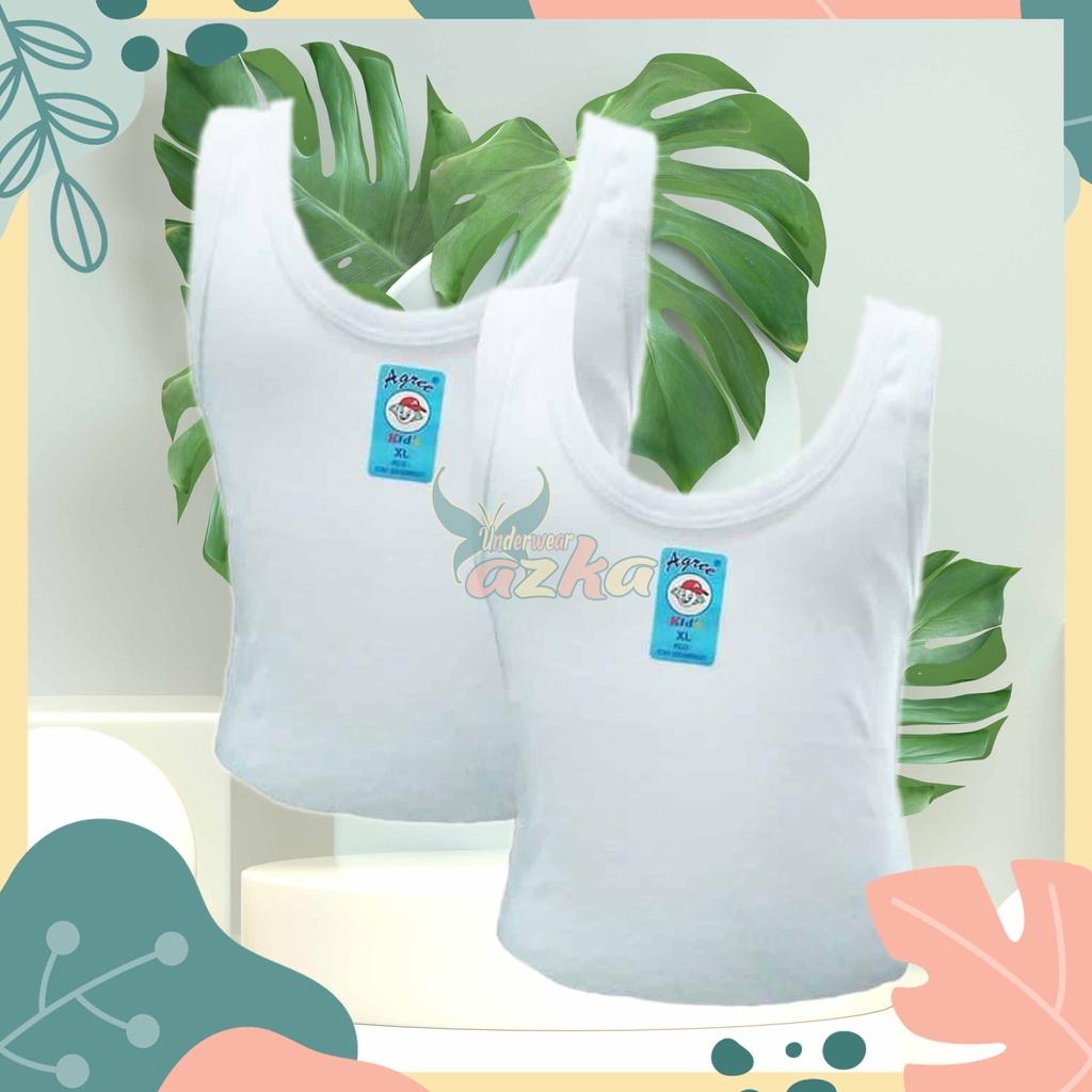 Singlet Merek Agree ST02|Pakaian Dalam Anak Cowo Cewe|Singlet Anak