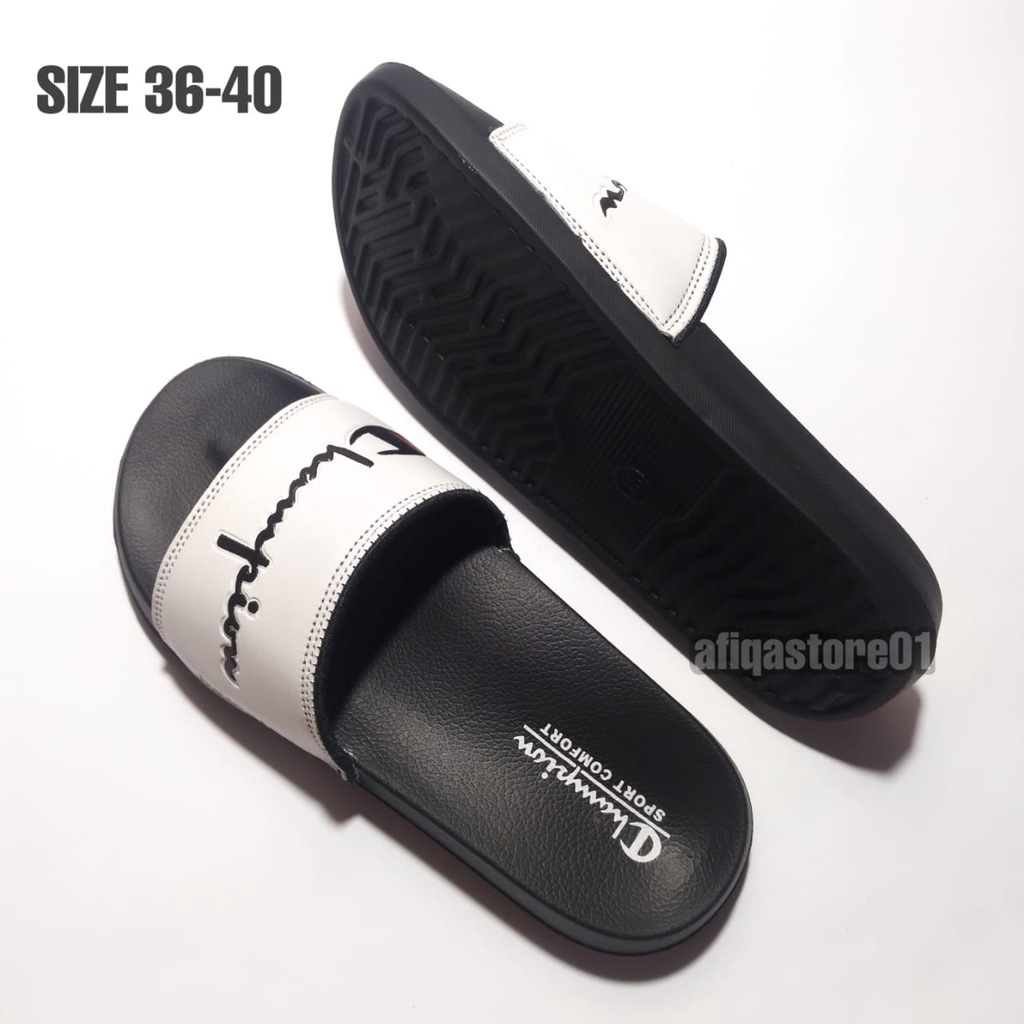 Sandal Distro Pria Wanita Slip On Slide Anti Slip Terbaru Size 36-40