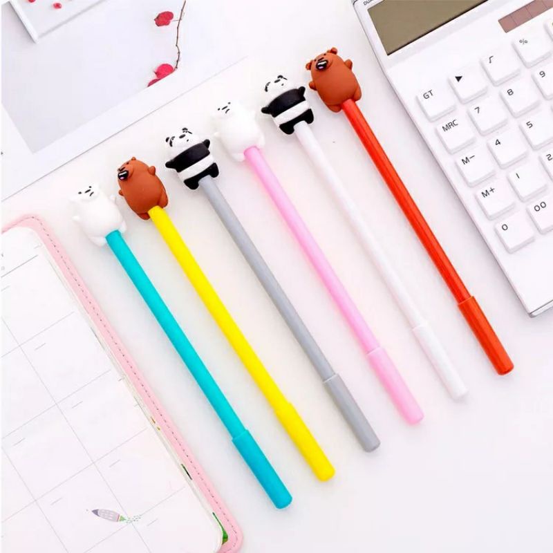 

MYUME.STORE || PULPEN KARAKTER WE BARE BEARS PULPEN GEL MURAH