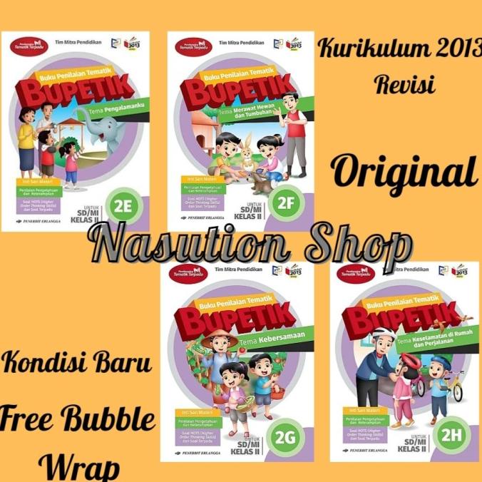 

Buku Bupetik Kelas 2 SD 2E 2F 2G 2H K13 Revisi Erlangga Star Seller Termurah