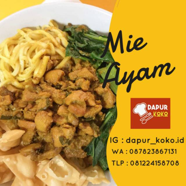 

Mie ayam (frozen)