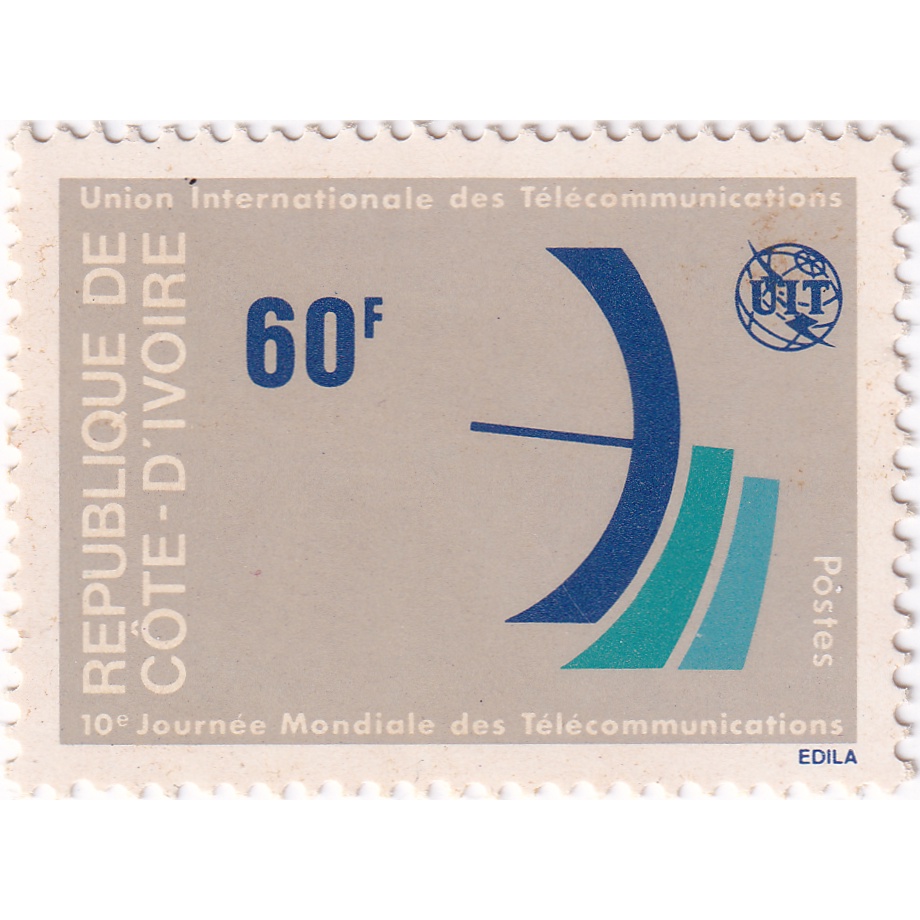 

Prangko Ivory Coast 1978 - Telecommunications Day