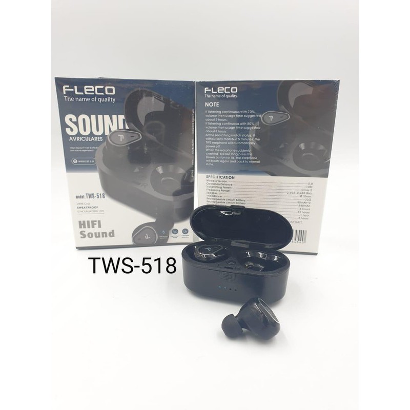 FLECO HANDSFREE BLUETOOTH WIRELESS TWS-518