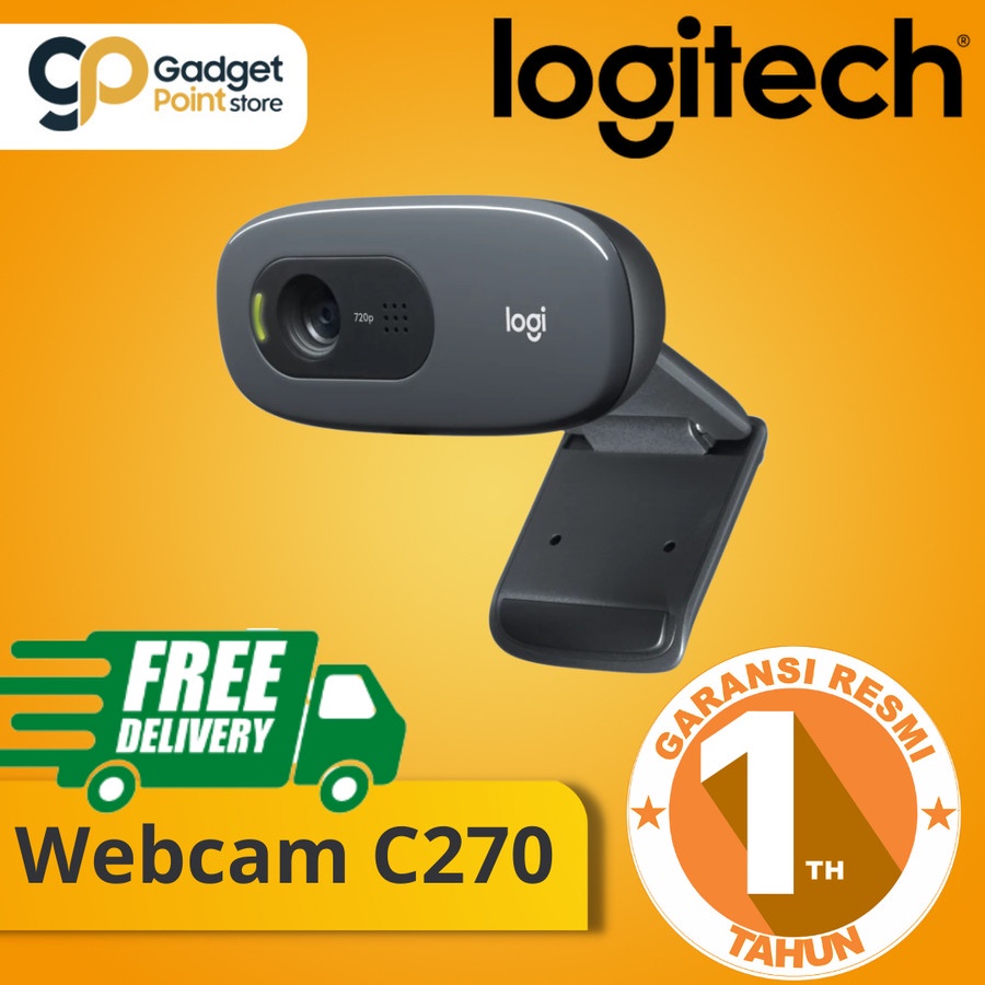 Webcam | Camera Logitech C270 HD 720p - Garansi Resmi 2 Tahun