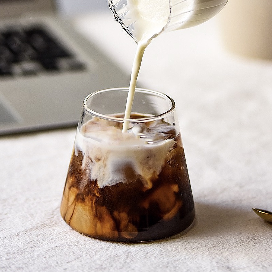 Gelas Cafe Model Mount Fuji / Gelas Kopi Teh Susu homecafe / Gelas Cantik Unik / Perlengkapan Cafe