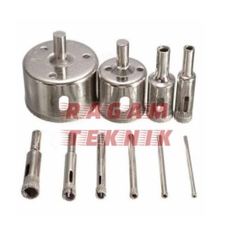 Mata Bor Kaca 6 mm Hole Saw Diamond Granite Plong Akrilik Acrylic Glass Pembolong Keramik Drill