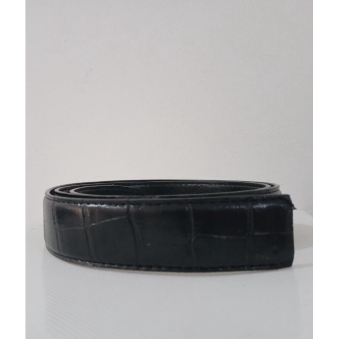 Gesper pria kulit asli/Sabuk kulit asli Men Belt TERMURAH/PILIHAN  TALI BIASA/CROCO  TYPE E