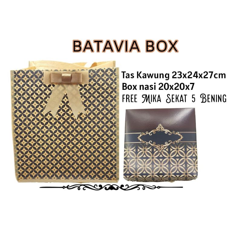 Paket Goodie Bag Kawung Bunga FREE Mika sekat 5