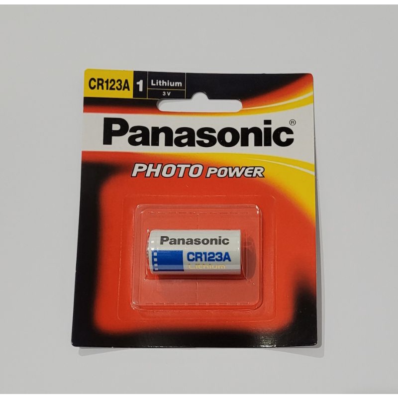 Baterai Panasonic CR123A 3V Lithium Battery CR 123A Photo Power Batre