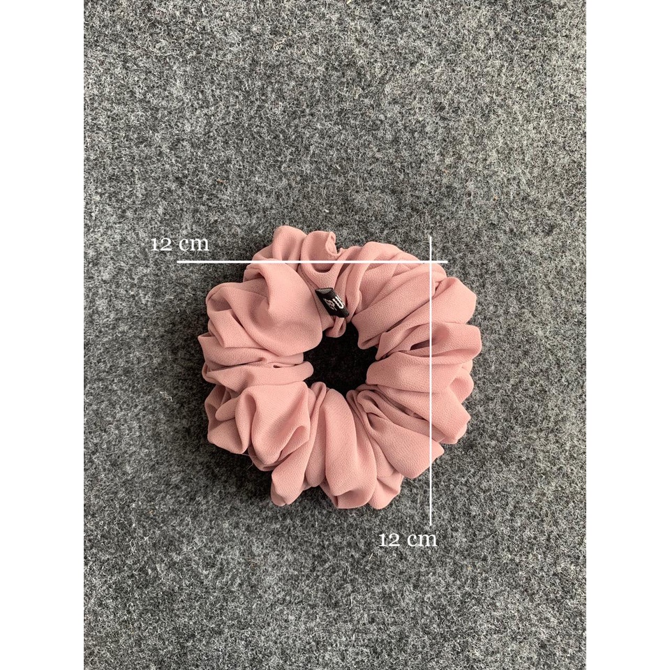 Ikat Rambut Scrunchie Hijab Cepolan Anti Pusing bahan Babydoll by Yeppushop