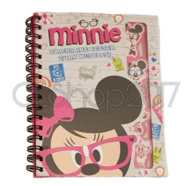 MINNIE NOTEBOOK 21 x 16cm