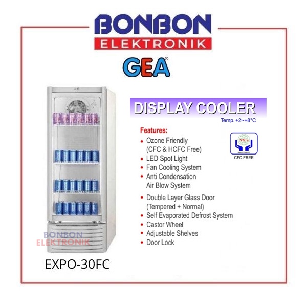 GEA Showcase Display Cooler EXPO-30FC