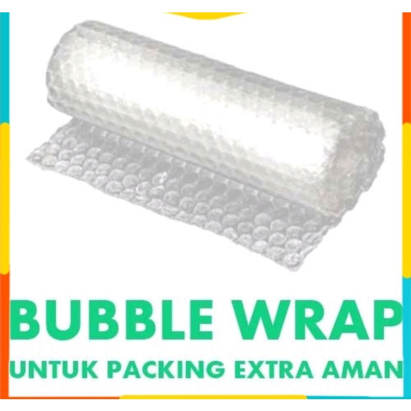 

Bubble wrap tambahan supaya aman/khusus yang beli barang