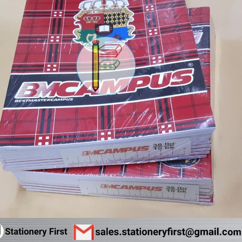 

し Buku Tulis Campus (Best Maxi Campus) BMC 36 per Pack 10 Buku ㄸ