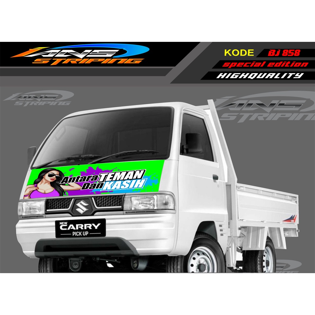 VARIASI STICKER KAP DEPAN MOBIL CARRY/ STIKER KABIN DEPAN MOBIL CARRY PICK UP / STICKER TERBARU